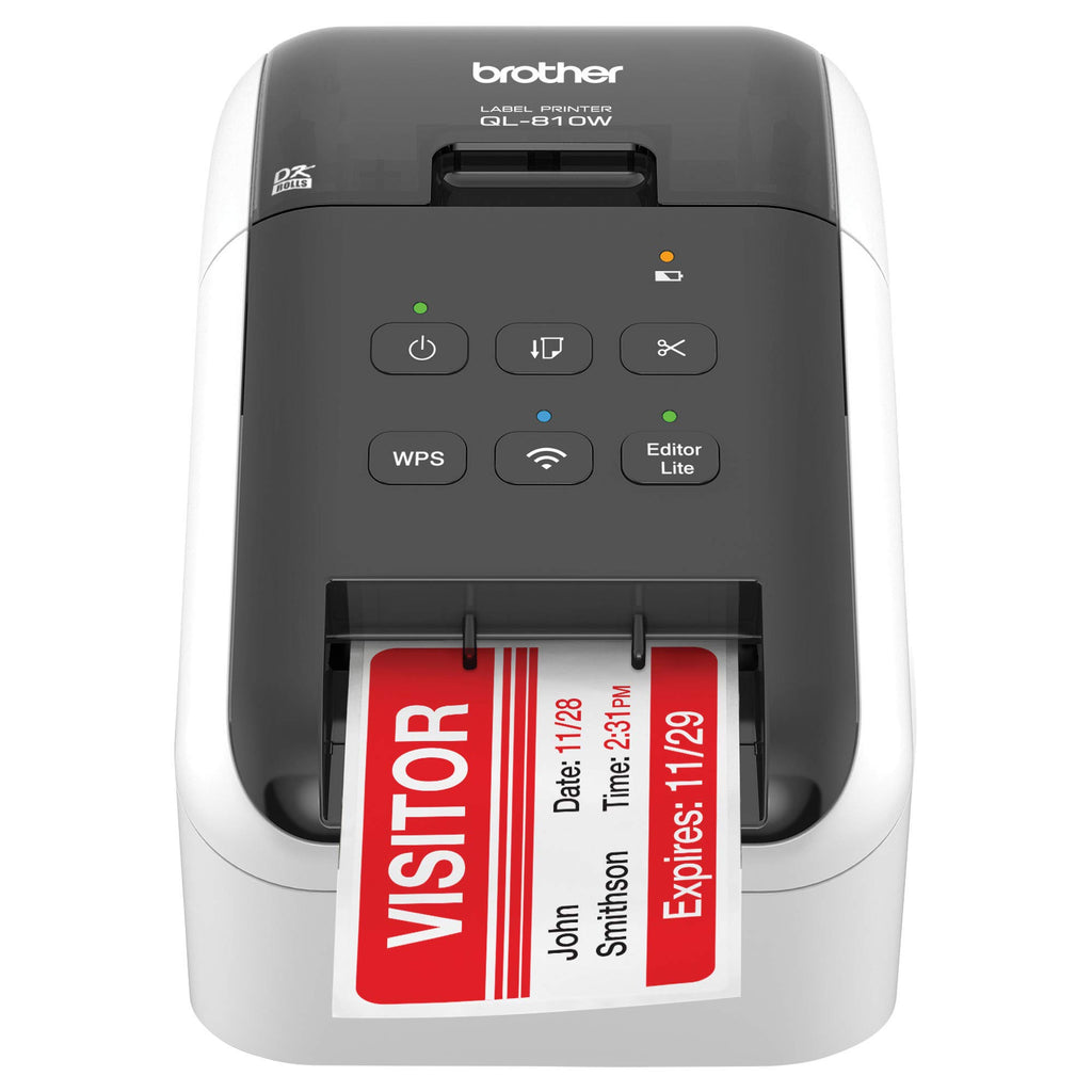 RQL-810W- (QL-810W) Ultra-Fast Label Printer with Wireless Networking White (Renewed)