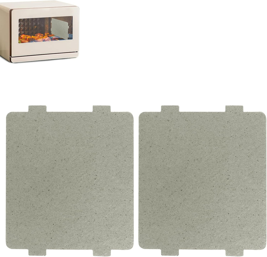 2 Pcs Waveguide Covers, Universal Mica Sheets for Microwave Oven 108mmx99mm