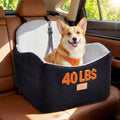 Dog Car Seat for Medium/Small Dogs, Dog Booster Car Seat, Pet Booster Seats Up to 40lbs with Waterproof Layer, 3