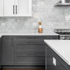 Black Cabinet Handles 6-3/10 Inch 20 Pack, Square Cabinet Pulls
