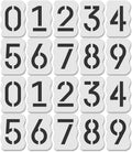 Curb Stencil Kit for Address Painting – Includes All Numbers, 4-Inch Durable & Reusable Plastic Stencils for