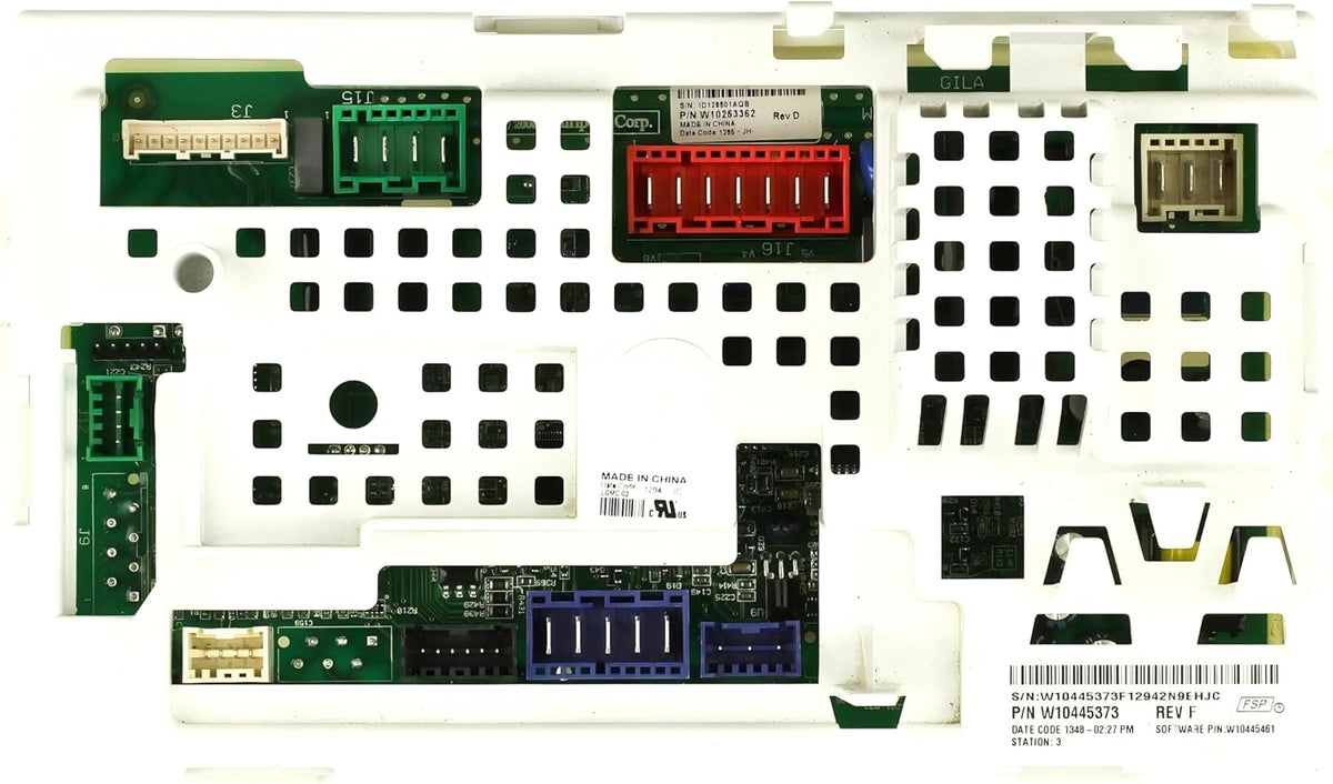 W10445373 for Whirlpool Washer Control Board WTW4930XW1 WTW4930XW3