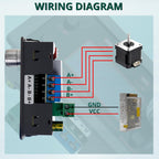 MAKERELE NEMA 17 NEMA 23 Stepper Motor Driver Controller, Integrated Module
