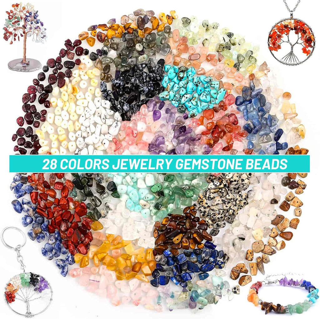 Jewelry Making Kits for Adults Women with 28 Colors Crystal Beads, 1660Pcs Crystal Bead Ring Maker Kit with Jewelry