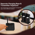 TD186 Restaurant Pager System, 600M Anti-tip Pagers, 20 Buzzers