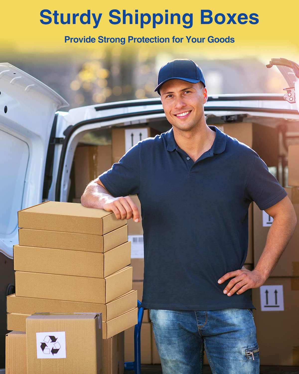 Shipping-Boxes-13x10x2 Inches: 25 Pack-Cardboard-Boxes-for-Packaging