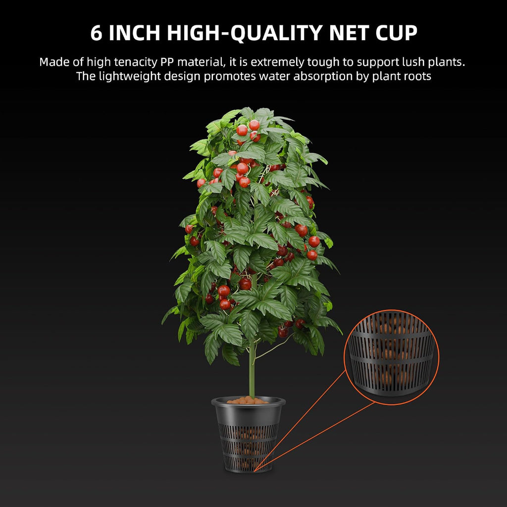 DWC Hydroponics Growing System Kit 2 Buckets for Indoor Plant | 7-Gallon Deep Water Culture, New Triangular Cover