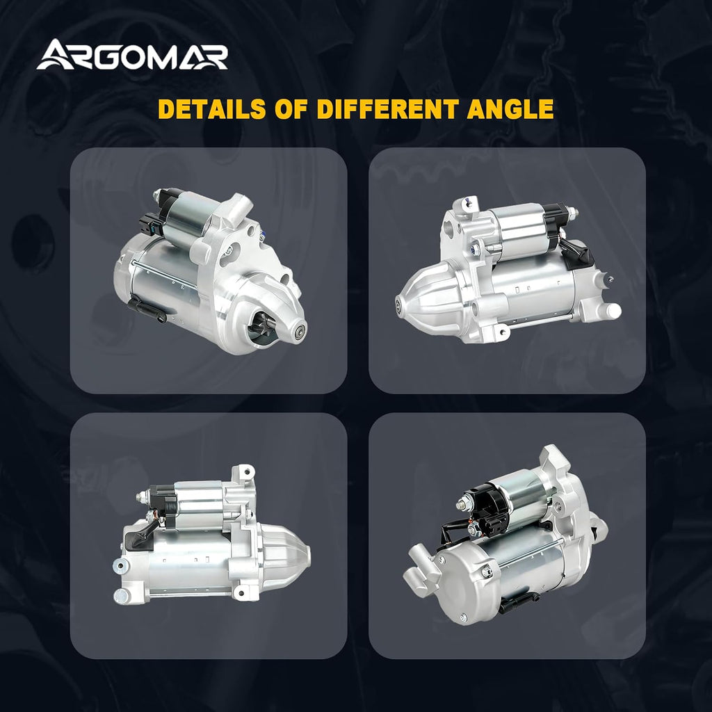 Starter for Toyota Tundra 10-19, Sequoia 10-12 & Lexus GX460 10-23, 4.6L V8