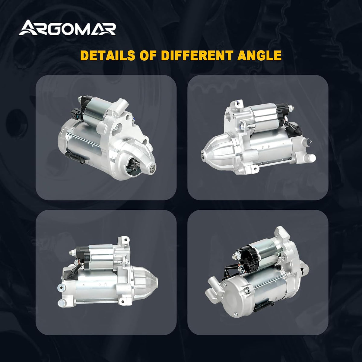 Starter for Toyota Tundra 10-19, Sequoia 10-12 & Lexus GX460 10-23, 4.6L V8