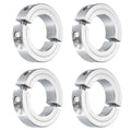 uxcell 4Pcs Double Split Clamp-On Shaft Collar 1-1/4" Bore, Aluminum Alloy