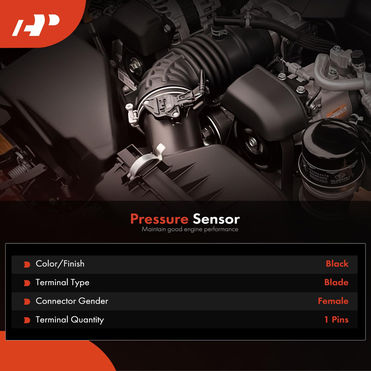 A-Premium Engine Oil Pressure Sensor Switch Compatible with Chevrolet