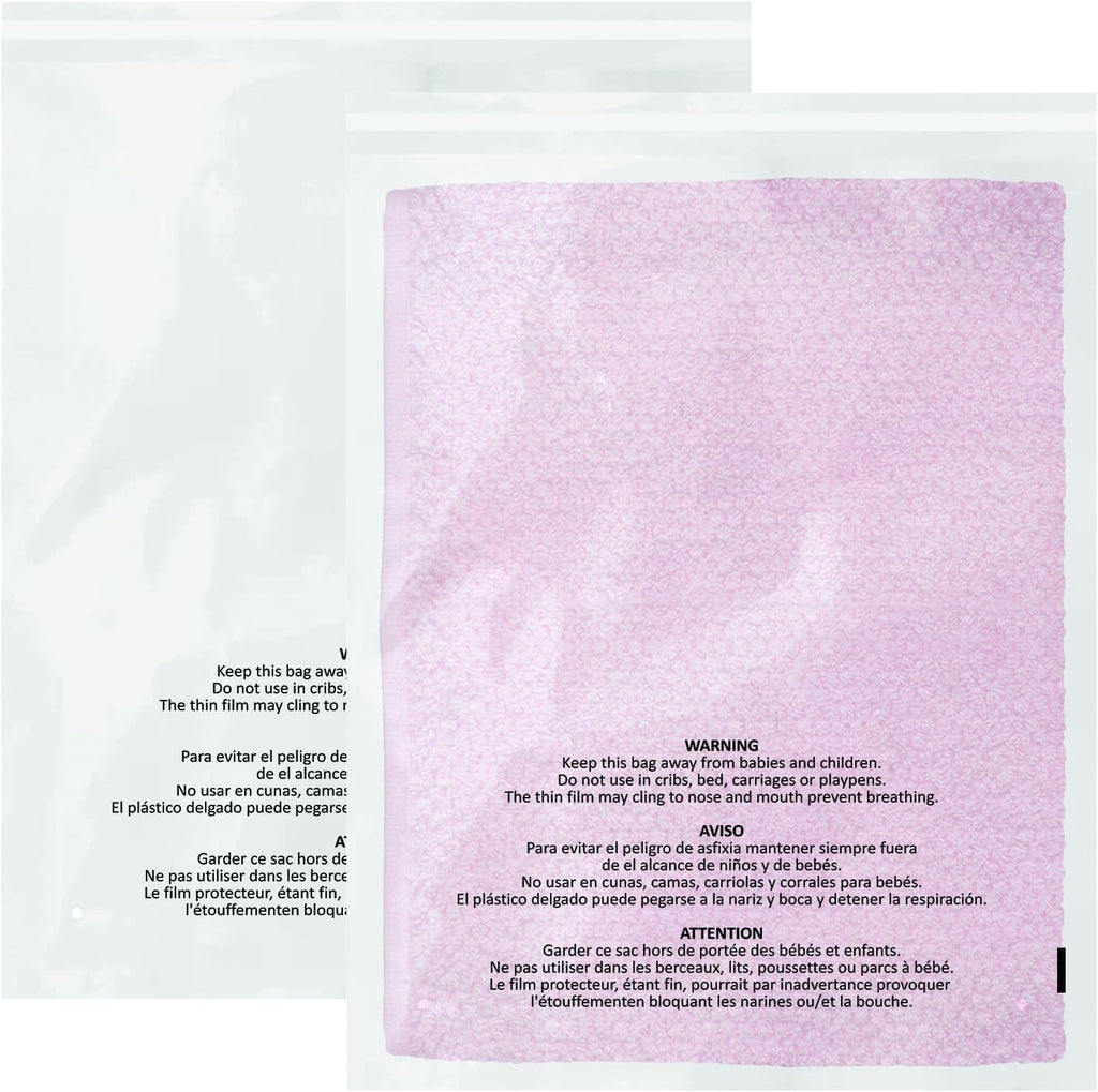 100 Count 24x30 Inch Self Seal Clear Poly Bags