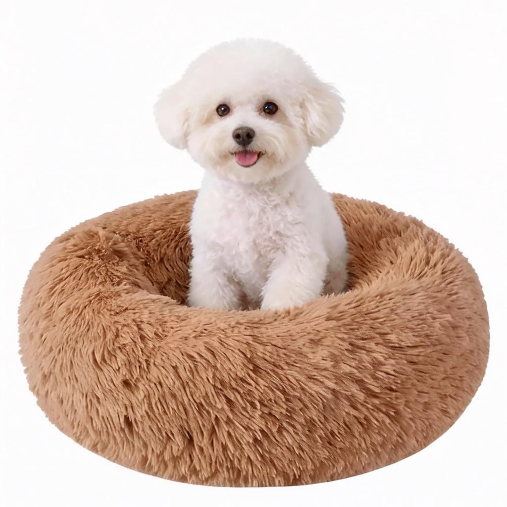 Cat Beds for Indoor Cats, Washable 20" Donut Pet Bed for Small Dogs