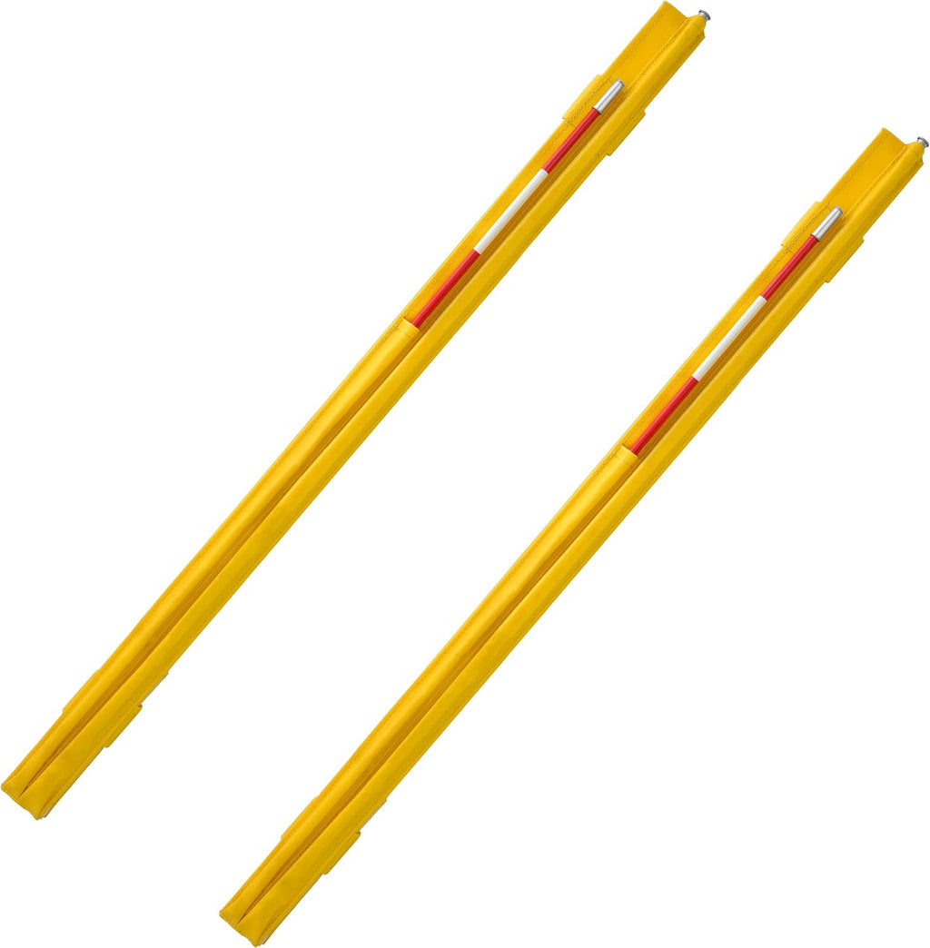 Volleyball Antenna Set with Fiberglass Poles and Sleeves for Indoor and Beach Volleyball net