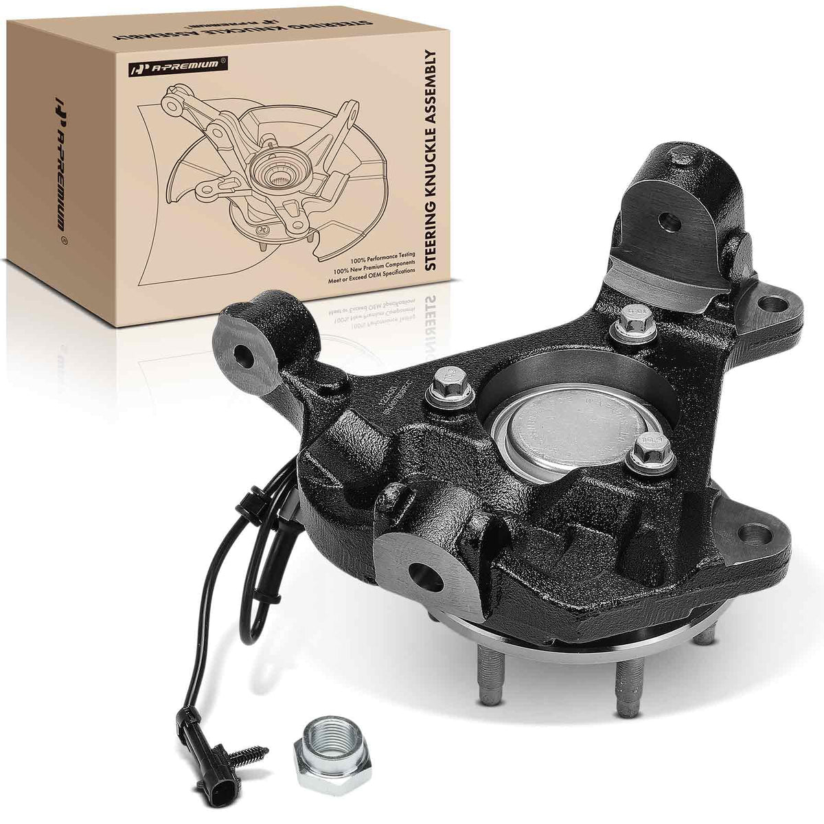A-Premium Front Right Steering Knuckle & Wheel Bearing Hub Assembly