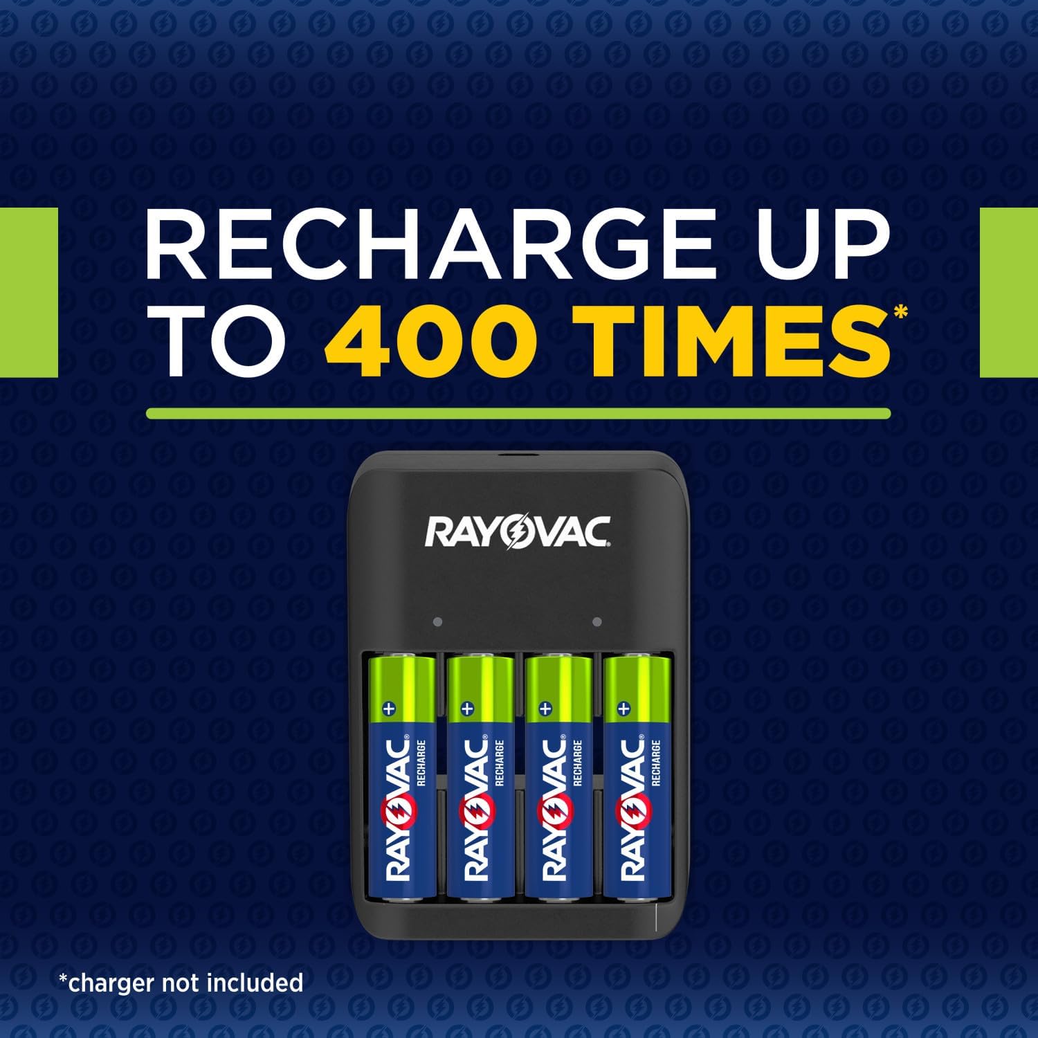 Rechargeable AA Batteries (4 Pack), NiMH Double A Rechargeable Batteries