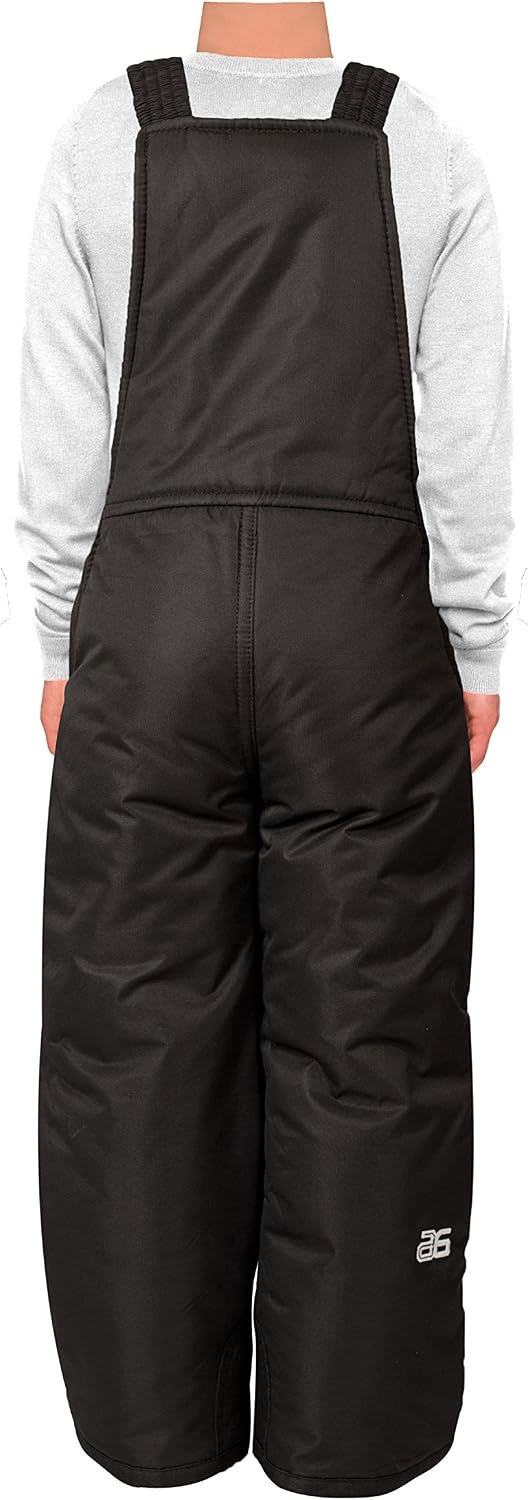 Infant/Toddler Chest High Snow Bib Overalls, Black, 4T