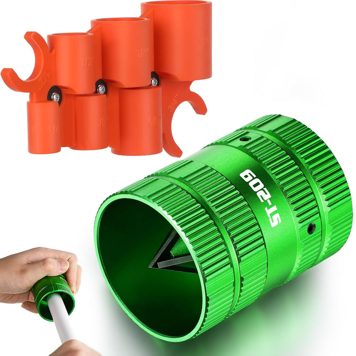 Dreyoo PEX Deburring with Depth Gauge for Copper Pipe