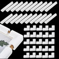40 Pcs Foam Corner Protectors for TV Moving Mirror Shipping, White