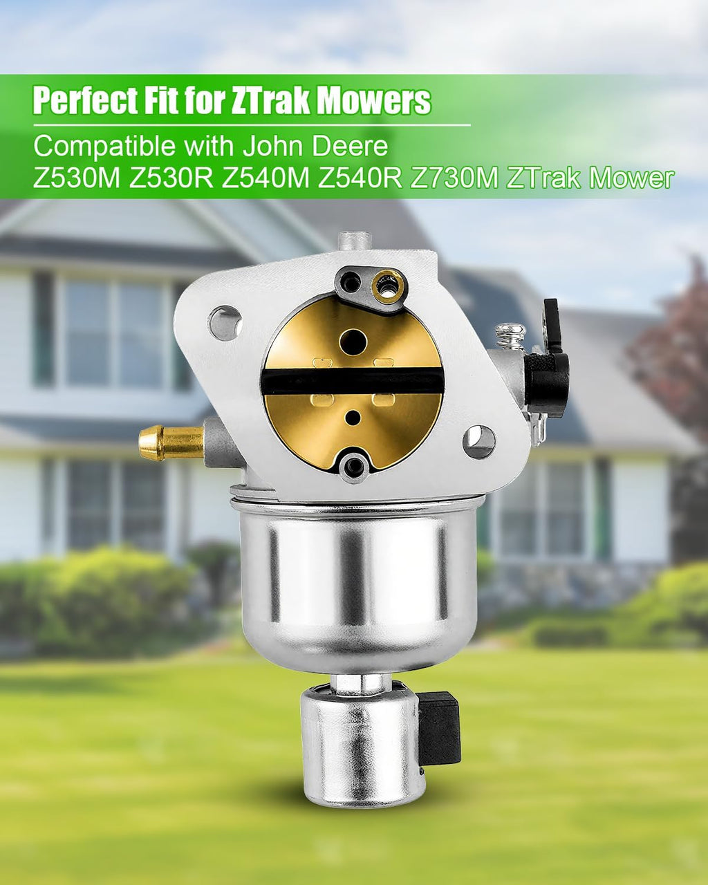 Carburetor Fit for John Deere Z530M Z530R Z540M Z540R Z730M ZTrak Mower | Lawn Mower Complete Maintenance Kit with