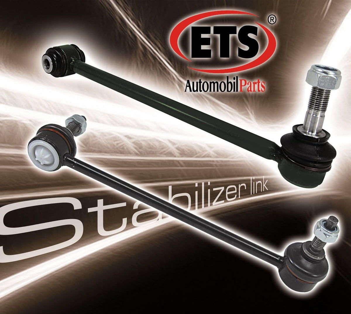 ETS 2Pc Front Stabilizer Sway Bar End Link Kit Fits 2014-2022 Jeep Cherokee AWD / 2014-2022 Jeep Cherokee 4WD K750742