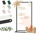 Wedding Sign Holder for Welcome Signs and Seating Charts,Black
