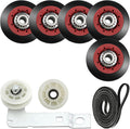 Dryer Repair Kit, 5 Rollers for MED7000XG1 YMED7000XG2 MGDB835DW4 WED8000DW4 7MWED6613HW1 7MMGDX700BG0 11073956101 11079133410 MED7000XW2 MEDB855DW0