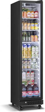 8.3 Cu.Ft Commercial Refrigerators with Double-Layer Glass Door