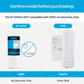 SpiroPure SP-GSXW NSF Water Filter Replacement for XWF - NO Electronic Chip