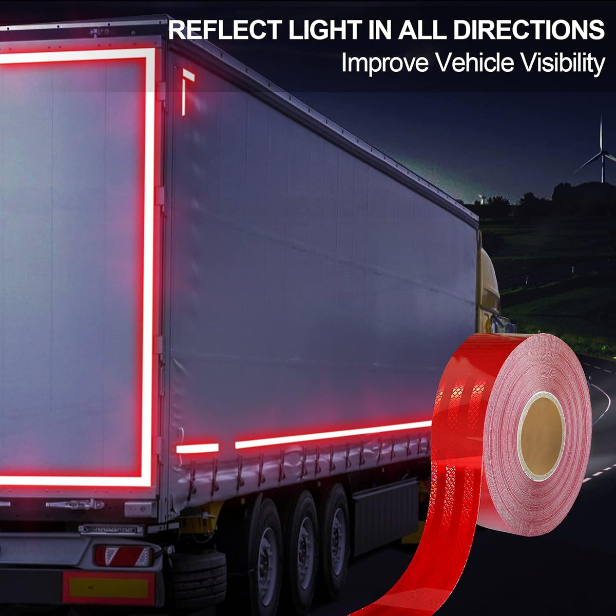 Reflective Tape, Waterproof Self Adhesive Dot Safety Reflector