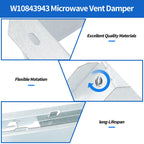 W10843943 Microwave Oven Vent Damper