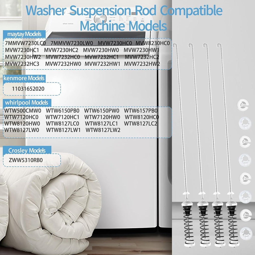 MVW7232HW1 MVW7230HW0 MVW7232HW0 MVW7232HW2 Washer Suspension Rods