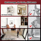 100 Feet Double Sided Tape Heavy Duty, Nano Reusable, Removable, Washable Double Stick Tape for Wall, Clear