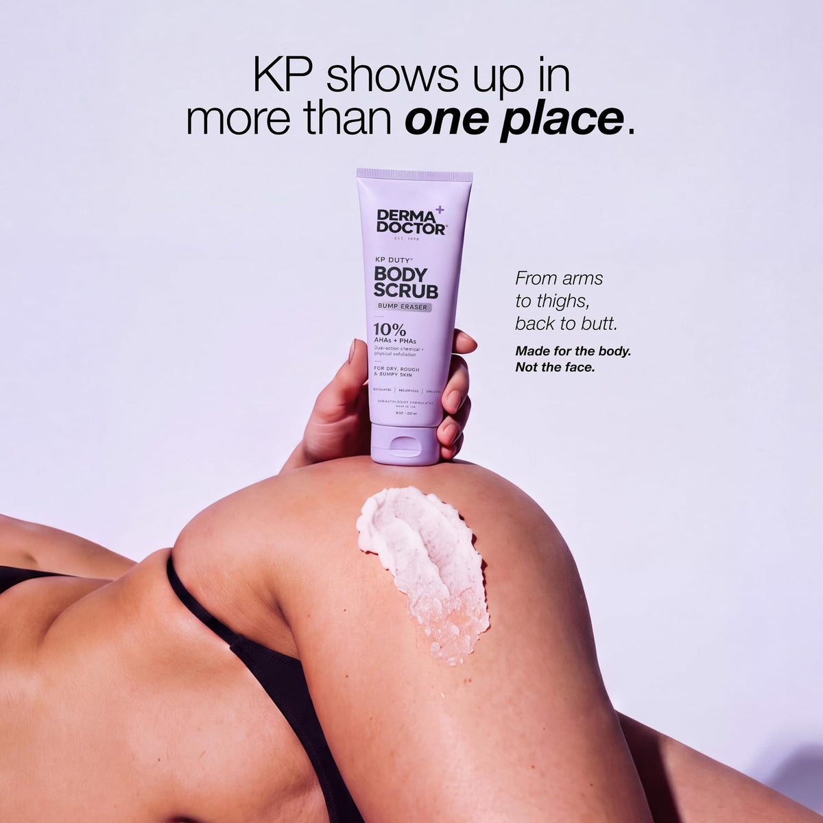 KP Bump Eraser Body Scrub, 10% AHAs + PHAs, Rough & Bumpy Skin