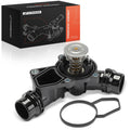 A-Premium Engine Coolant Thermostat Housing Assembly Compatible with BMW