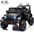 12V Kids Electric Ride on Truck Car Remote Control, Twin 35W Motors 3.5MPH Max Speed, Bluetooth Music Player, 4