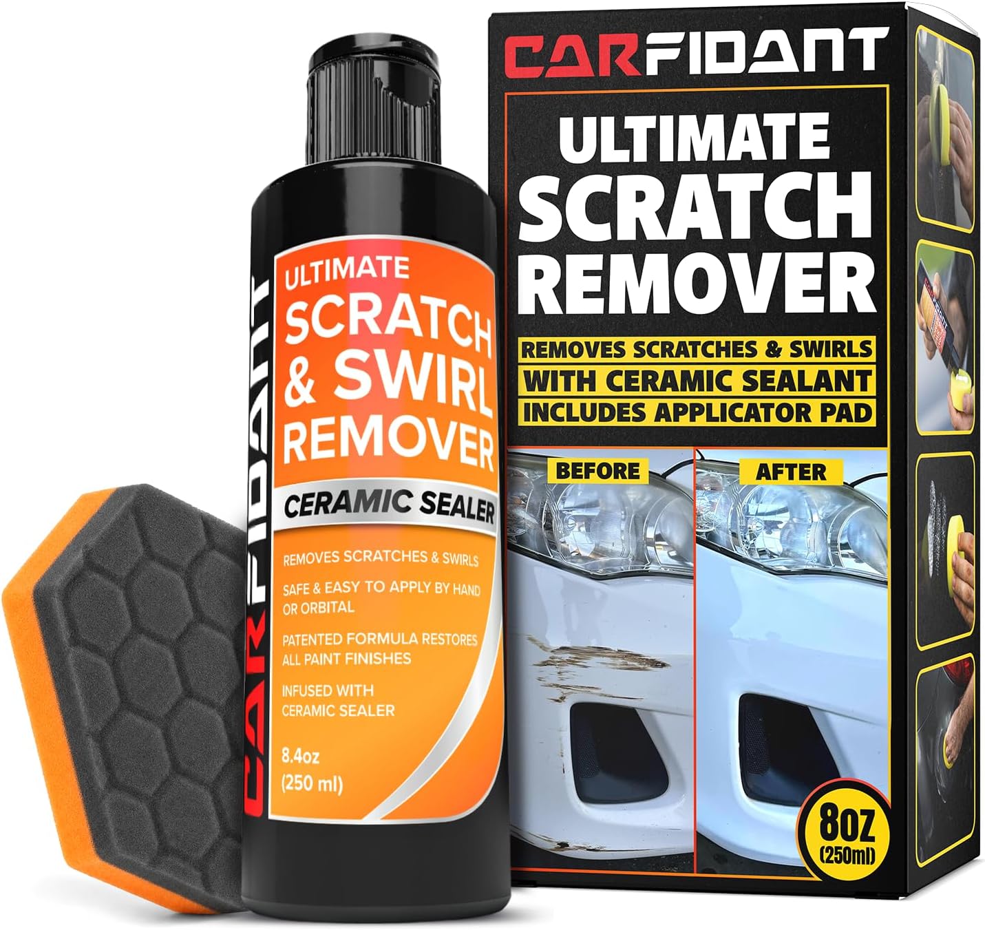 Scratch & Swirl Remover for Cars, Paint Restorer, 8.4 oz | Paint scratch & swirl remover, helps reduce light