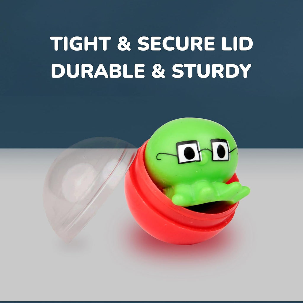 Capsule Vending Machine - Small Round Capsules Empty 50 pcs 1.1 inch (28mm) - Capsules Bulk Party Favors Containers