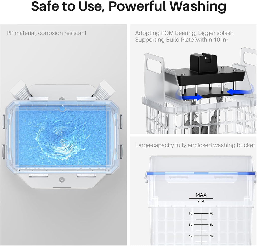 ELEGOO Mercury Plus V3.0 Wash and Cure Station and ABS-Like 3D Printer Resin 3.0 Grey 1000g
