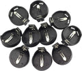 10PCS 3V CR2032 CR2025 CR2016 Coin Cell Battery Holder Case Black