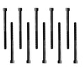 Socket Head Cap Screw, 1/4-20 x 3, Alloy Steel, Black Oxide, Hex Socket Coarse Thread, 1/4 inch Hexagonal Allen Bolt, Length: 3 inch, Full Thread (Quantity: 10)
