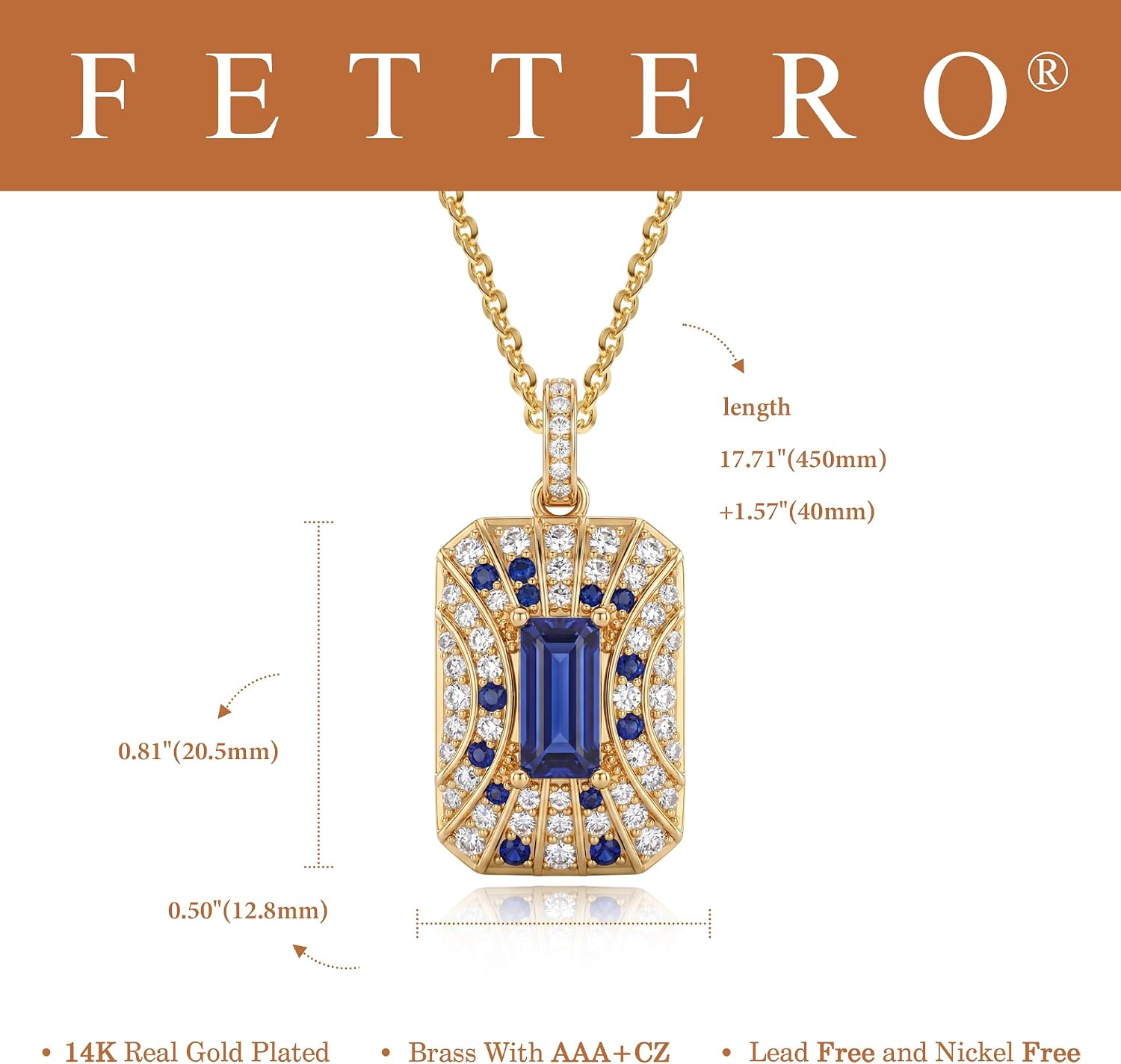Gold Charm Necklaces for Women, 14K Gold Plated Pendant Necklace Non Tarnish Gold Chain Jewerly for Dainty Party