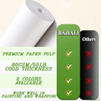 36" x 200' White Kraft Paper Roll,Multipurpose Paper for Craft & Gift Wrap