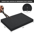4 PCS 16x12x2 Inch Pick and Pluck Foam Inserts for Cases - Professional-Grade Tool, Game Box & Drawer Organizer
