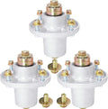 36" 42" 48" 54" 60" Deck Spindle Assembly Fit for Hustler Raptor SDX SD Flip Up Lawn Mower Replaces 601804 607418 607418P (3 Pack)
