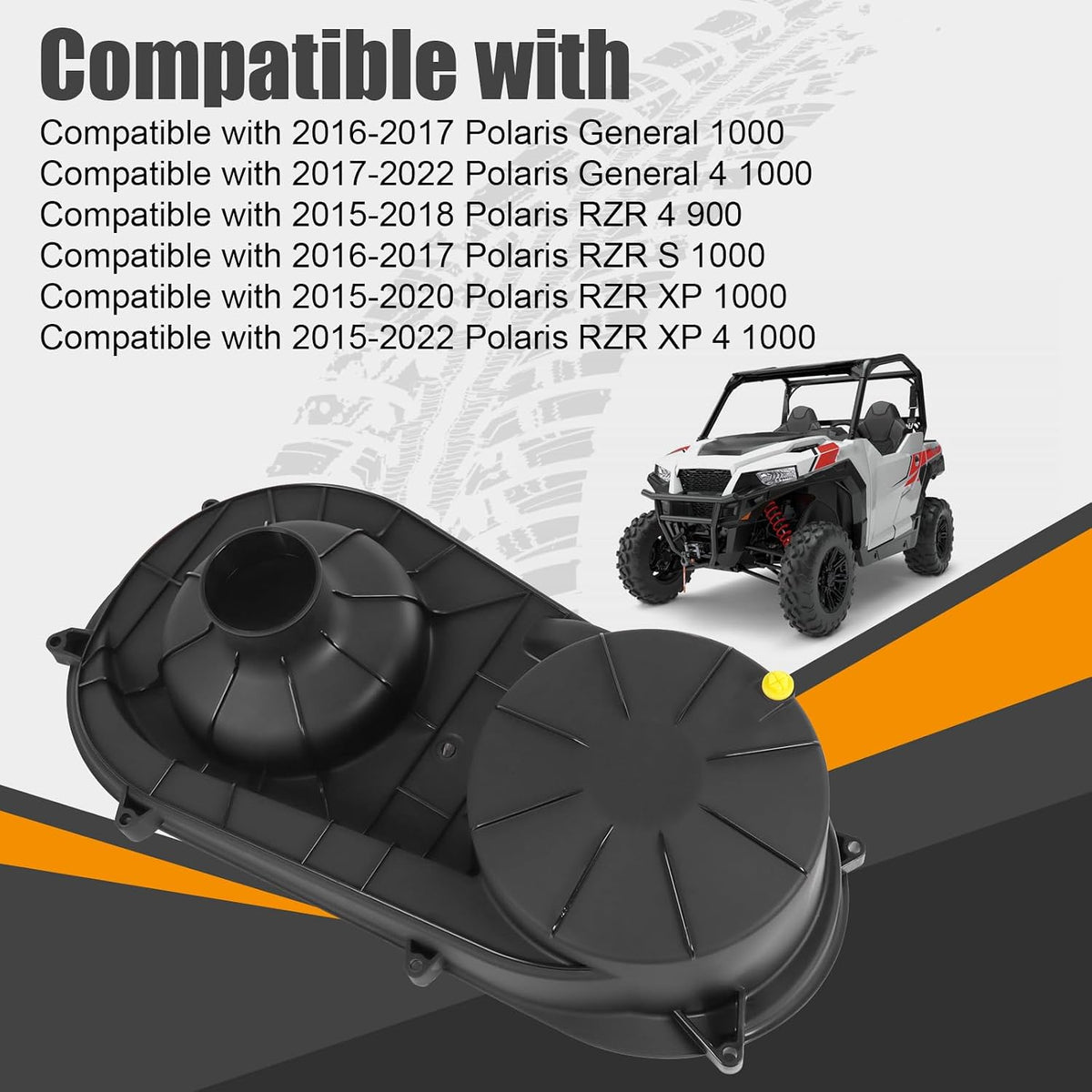 2635611 Outer Clutch Cover Compatible with 2015-2022 Polaris RZR General