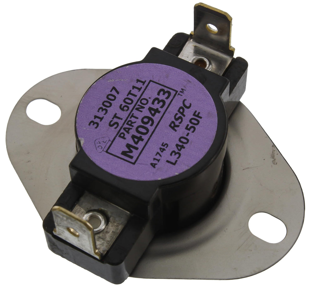 ALLIANCE LAUNDRY SYSTEMS Thermostat Lim 340F Violet (M409433)