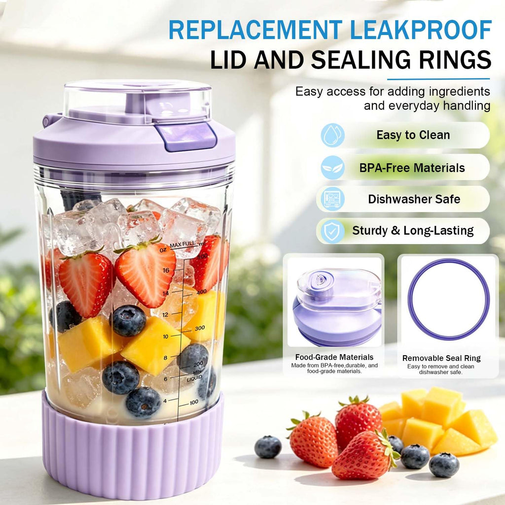 Acceslivc Blender Lid Replacement compatible with Ninja Blast Max Cup