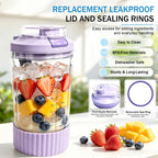 Acceslivc Blender Lid Replacement compatible with Ninja Blast Max Cup