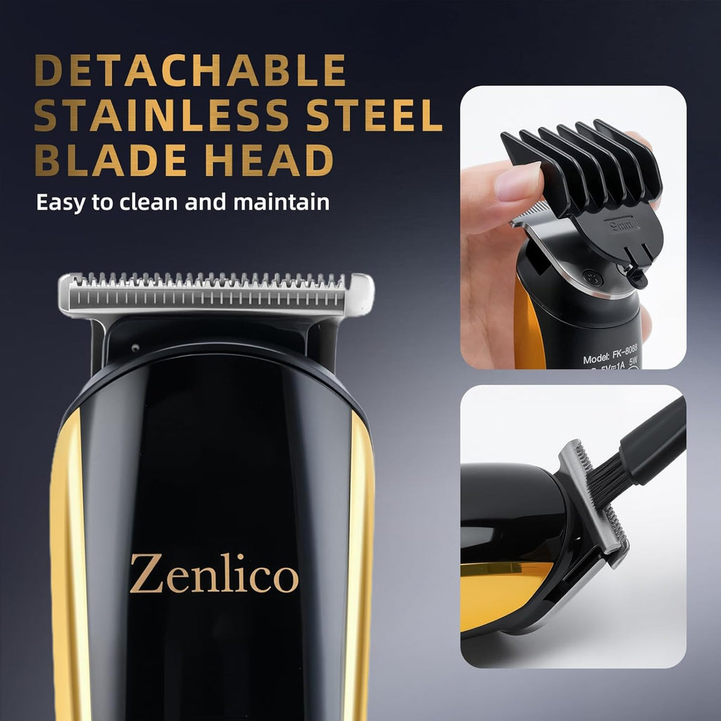 Beard Trimmer for Men, Rechargeable Men's Hair Trimmer for Mustache, Electric Razor & Body Grooming Kit for Beard